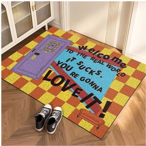 Unbranded (A-2, 80X100cm 31.5X39.3in) Silk ring mat, entrance door mat, dust removal, dirt Unbranded (A-2, 80X100cm 31.5X39.3in) Silk ring mat, entrance door mat, dust removal, dirt