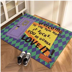 Unbranded (A-3, 40X60cm 15.7X23.6in) Silk ring mat, entrance door mat, dust removal, dirt Unbranded (A-3, 40X60cm 15.7X23.6in) Silk ring mat, entrance door mat, dust removal, dirt