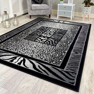 Shaggy Rugs LTD (Grey Animal, 120x170 cm (47"x67")) Modern Style Large Rugs High Quality Carpet Shaggy Rugs LTD (Grey Animal, 120x170 cm (47"x67")) Modern Style Large Rugs High Quality Carpet