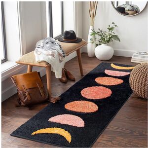 Unbranded (Black Moon, 40X60cm 15.7X23.6in) Good home floor mat ins wind flocked carpet b Unbranded (Black Moon, 40X60cm 15.7X23.6in) Good home floor mat ins wind flocked carpet b