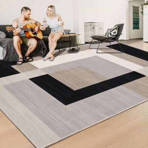 ASPIRE HOMEWARE (200x290 cm- Extra Large Rugs Indoor Outdoor Area Rug, MILO NEUTRAL) Non-Slip Ar ASPIRE HOMEWARE (200x290 cm- Extra Large Rugs Indoor Outdoor Area Rug, MILO NEUTRAL) Non-Slip Ar