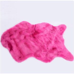 Unbranded (Hot Pink, 15.74x23.62''/40x60cm) Soft Fluffy Wool Sheepskin Mat Sofa Bedroom Wa Unbranded (Hot Pink, 15.74x23.62''/40x60cm) Soft Fluffy Wool Sheepskin Mat Sofa Bedroom Wa