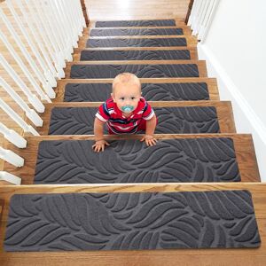 yao96266 (15PCS) Anti-Slip Stair Tread Pads - 65X20CM Carpet Stair Mats Self-Adhesive Ste yao96266 (15PCS) Anti-Slip Stair Tread Pads - 65X20CM Carpet Stair Mats Self-Adhesive Ste