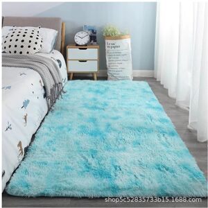 Unbranded (Tie-dye - Sky blue, 160*230cm) Bedroom bedside carpet, floor mat, plush carpet Unbranded (Tie-dye - Sky blue, 160*230cm) Bedroom bedside carpet, floor mat, plush carpet