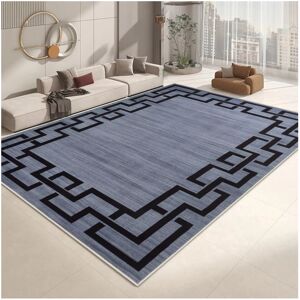 SUPREME BEDDING LTD (160cm x 230cm (5ft 3" x 7ft 6")- Large Area Living Room Bedroom Rug , Grey Blac SUPREME BEDDING LTD (160cm x 230cm (5ft 3" x 7ft 6")- Large Area Living Room Bedroom Rug , Grey Blac