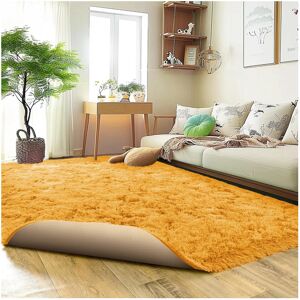 Imperial Rooms Ochre Large Area Shaggy Rug - Rug Imperial Rooms Ochre Large Area Shaggy Rug - Rug