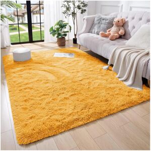 SUPREME BEDDING LTD (YELLOW, 160 x 230) Shaggy Rugs Living Room Area Rug Carpet Mat SUPREME BEDDING LTD (YELLOW, 160 x 230) Shaggy Rugs Living Room Area Rug Carpet Mat