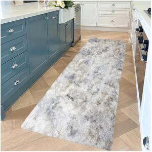 Imperial Rooms (80 CM x 150 CM- Large Floor Mat/Kitchen Runner Carpet Rug, Tie Dye Silver Grey) Imperial Rooms (80 CM x 150 CM- Large Floor Mat/Kitchen Runner Carpet Rug, Tie Dye Silver Grey)