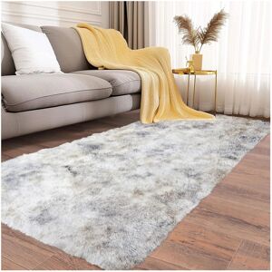 Imperial Rooms (80 CM x 300 CM- Large Hallway Runner Rug, Tie Dye Silver Grey) Shaggy Large Rug Imperial Rooms (80 CM x 300 CM- Large Hallway Runner Rug, Tie Dye Silver Grey) Shaggy Large Rug
