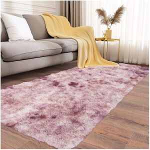 Imperial Rooms (80 CM x 300 CM- Large Hallway Runner Rug, Tie Dye Purple) Shaggy Large Rugs Non Imperial Rooms (80 CM x 300 CM- Large Hallway Runner Rug, Tie Dye Purple) Shaggy Large Rugs Non
