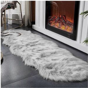 Unbranded (Gray., Large) Solid Color Faux Fur Rug, 1 Count Irregular Non-slip Soft Carpet, Unbranded (Gray., Large) Solid Color Faux Fur Rug, 1 Count Irregular Non-slip Soft Carpet,