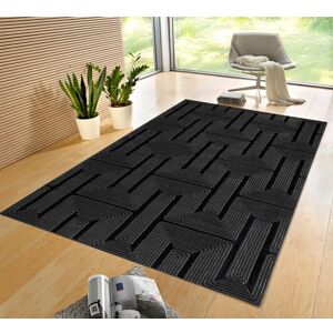 quality & style limited (Black (Luna), 160 x 230cm ) Rug for Living Room Bedroom Hall Runner Carpet Mat quality & style limited (Black (Luna), 160 x 230cm ) Rug for Living Room Bedroom Hall Runner Carpet Mat