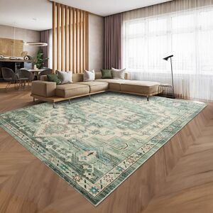 Imperial Rooms (200 cm x 290 cm (6.5ft x 9.5ft)- Large Area Rug/Carpet., EMBER/GREEN CREAM- CAS Imperial Rooms (200 cm x 290 cm (6.5ft x 9.5ft)- Large Area Rug/Carpet., EMBER/GREEN CREAM- CAS