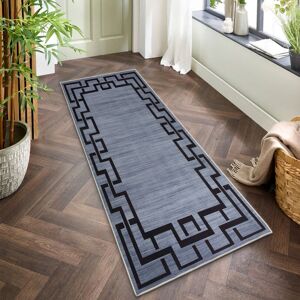 Imperial Rooms (60 x 220 cm (2 ft x 7 ft 7 in)– Living Room Kitchen Runner Rug, Grey Black) Pri Imperial Rooms (60 x 220 cm (2 ft x 7 ft 7 in)– Living Room Kitchen Runner Rug, Grey Black) Pri