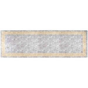 vidaXL Grey Washable Rug - Anti Slip Living Room Decor Floor Carpet - Rug vidaXL Grey Washable Rug - Anti Slip Living Room Decor Floor Carpet - Rug