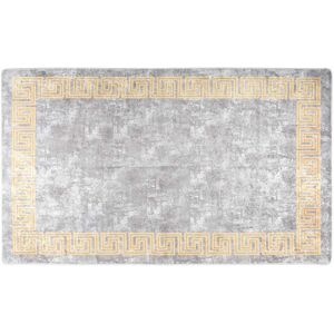 vidaXL Grey Washable Rug - Anti Slip 120x180 cm - Carpet vidaXL Grey Washable Rug - Anti Slip 120x180 cm - Carpet