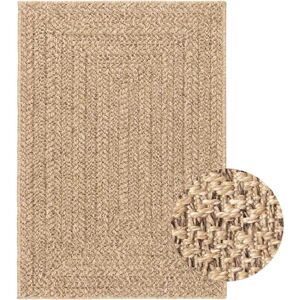vidaXL Rug ZIZUR Beige - Indoor Outdoor Durable 120x170cm vidaXL Rug ZIZUR Beige - Indoor Outdoor Durable 120x170cm