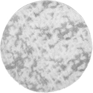 vidaXL Round Silbergrau Polyester Rug - NAVARRA vidaXL Round Silbergrau Polyester Rug - NAVARRA