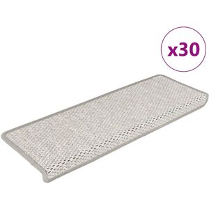 vidaXL Stair Mats Self-adhesive Sisal Look 30pcs - Stair Type vidaXL Stair Mats Self-adhesive Sisal Look 30pcs - Stair Type