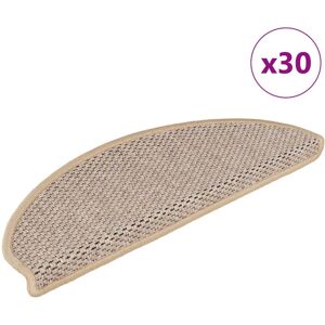 (light beige, 65 x 21 x 4 cm/ 30 pcs) vidaXL Self-adhesive Stair Mats Stair Trea (light beige, 65 x 21 x 4 cm/ 30 pcs) vidaXL Self-adhesive Stair Mats Stair Trea