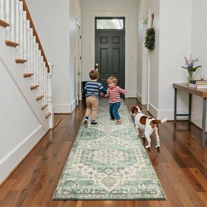 SUPREME BEDDING LTD (60 x 220- Runner Rug, TRADITIONAL OLIVE) Traditional Area Rugs Large Living Roo SUPREME BEDDING LTD (60 x 220- Runner Rug, TRADITIONAL OLIVE) Traditional Area Rugs Large Living Roo