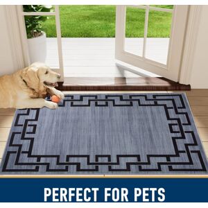 Imperial Rooms (40x60 CM- Small Doormat, Grey Mat) Washable Door Mats Small Rug Carpet Indoor O Imperial Rooms (40x60 CM- Small Doormat, Grey Mat) Washable Door Mats Small Rug Carpet Indoor O