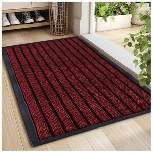 SUPREME BEDDING LTD (Red, 50X80 CM) Non-Slip Rubber Door Mat Indoor Outdoor Washable Rug Heavy Duty SUPREME BEDDING LTD (Red, 50X80 CM) Non-Slip Rubber Door Mat Indoor Outdoor Washable Rug Heavy Duty
