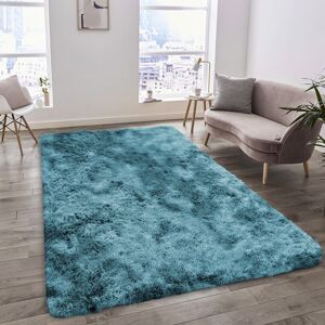 Moonlight Bedding Limited (160 x 230 cm (5ft 3in x 7ft 6in), Teal Tye Dye) Xtra Large Area Rugs Nonslip So Moonlight Bedding Limited (160 x 230 cm (5ft 3in x 7ft 6in), Teal Tye Dye) Xtra Large Area Rugs Nonslip So