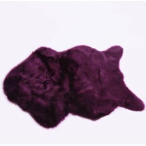 Unbranded (Purple, 15.74x23.62''/40x60cm) Wool Fluffy Soft Sheepskin Mat Sofa Bedroom Wash Unbranded (Purple, 15.74x23.62''/40x60cm) Wool Fluffy Soft Sheepskin Mat Sofa Bedroom Wash