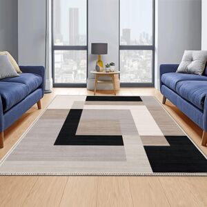 SUPREME BEDDING LTD (120cm x 170cm (4ft x 5ft 6")- Small Area Living Room Bedroom Rug , Milo Neutral SUPREME BEDDING LTD (120cm x 170cm (4ft x 5ft 6")- Small Area Living Room Bedroom Rug , Milo Neutral