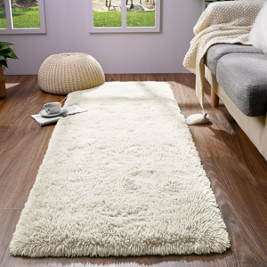 Moonlight Bedding Limited (Cream, 80cm x 150 cm (2ft 6" x 5ft)) Non Slip Rugs Soft Shaggy Area Rugs Runner Moonlight Bedding Limited (Cream, 80cm x 150 cm (2ft 6" x 5ft)) Non Slip Rugs Soft Shaggy Area Rugs Runner