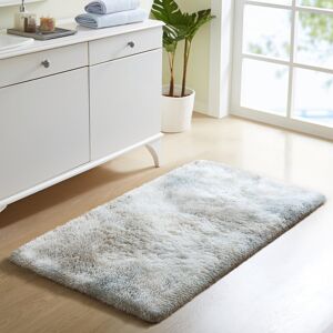 Oxford Homeware (60 x 110 cm (2ft x 3ft 7in), Silver) Thick Large Shaggy Rugs for Living Room No Oxford Homeware (60 x 110 cm (2ft x 3ft 7in), Silver) Thick Large Shaggy Rugs for Living Room No