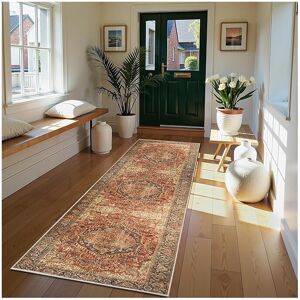 SUPREME BEDDING LTD (60x220cm – Hallway Runner Rug) Majestic Vintage Traditional Cashmere Rug - Clas SUPREME BEDDING LTD (60x220cm – Hallway Runner Rug) Majestic Vintage Traditional Cashmere Rug - Clas