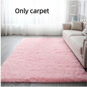 Unbranded (Pink, 40*60cm/15.75*23.62in) Bedroom Thickened Carpet Square Stainresistant Tie Unbranded (Pink, 40*60cm/15.75*23.62in) Bedroom Thickened Carpet Square Stainresistant Tie