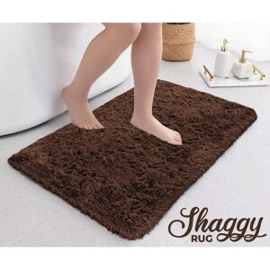 BedLooms (Brown, 50x80cm (1.6ft x 2.6ft)) Shaggy Rug Soft Fluffy Carpet - Modern Living R BedLooms (Brown, 50x80cm (1.6ft x 2.6ft)) Shaggy Rug Soft Fluffy Carpet - Modern Living R