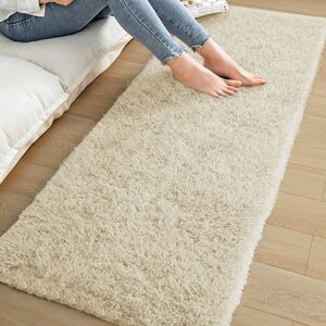 BedLooms (Cream, 60x220cm (2ft x 7ft)) Shaggy Rug Soft Fluffy Carpet - Modern Living Room BedLooms (Cream, 60x220cm (2ft x 7ft)) Shaggy Rug Soft Fluffy Carpet - Modern Living Room
