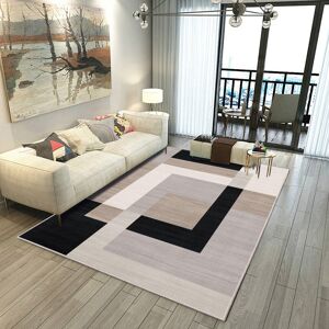 BedLooms (Milo Neutral, 160 x 230 cm (5.2 ft x 7.5 ft)) Printed Rug Modern Area Carpet - BedLooms (Milo Neutral, 160 x 230 cm (5.2 ft x 7.5 ft)) Printed Rug Modern Area Carpet -