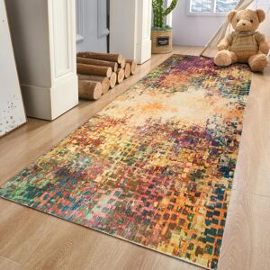 BedLooms (80x150cm (2.6ft x 5ft), Vibrant) Traditional Cashmere Rug Soft Woven Area Carpe BedLooms (80x150cm (2.6ft x 5ft), Vibrant) Traditional Cashmere Rug Soft Woven Area Carpe