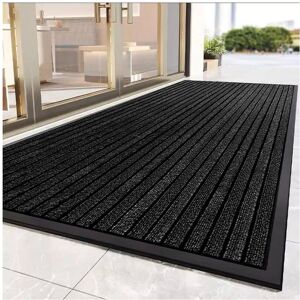 Unbranded (Grey, 50x90 cm) Durable Non-Slip Rubber Welcome Mat – Heavy Duty, Easy-Clean In Unbranded (Grey, 50x90 cm) Durable Non-Slip Rubber Welcome Mat – Heavy Duty, Easy-Clean In