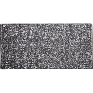 Beliani Grey Silver Viscose Area Rug 80x150cm - Living Room Beliani Grey Silver Viscose Area Rug 80x150cm - Living Room