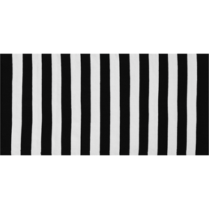 Beliani Outdoor Rug TAVAS Black/ White 80 x 150 cm Beliani Outdoor Rug TAVAS Black/ White 80 x 150 cm