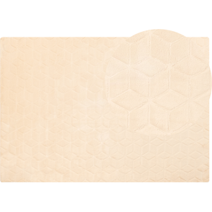 Beliani Faux Rabbit Fur Rug - Beige - 160 x 230 cm - Rug Beliani Faux Rabbit Fur Rug - Beige - 160 x 230 cm - Rug