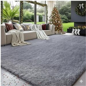 Moonlight Bedding Limited (160cm x 230cm (5ft 4" x 7ft 8")) MOONLIGHT NON SLIP GREY SHAGGY RUG EXTRA LARGE Moonlight Bedding Limited (160cm x 230cm (5ft 4" x 7ft 8")) MOONLIGHT NON SLIP GREY SHAGGY RUG EXTRA LARGE