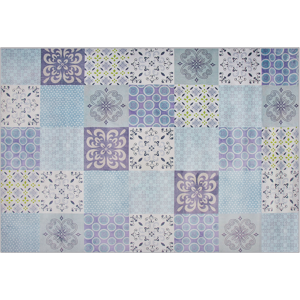 Beliani Multicolour Patchwork Area Rug - Rectangular Carpet - 140x200 cm Beliani Multicolour Patchwork Area Rug - Rectangular Carpet - 140x200 cm