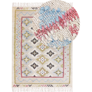 Beliani Jute Area Rug Multicolour Terkos - Area Rug Beliani Jute Area Rug Multicolour Terkos - Area Rug