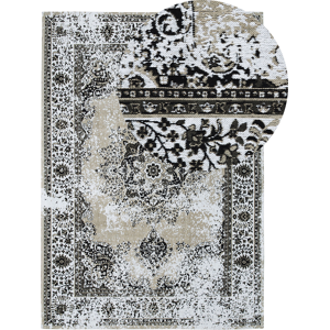 Beliani Vintage Grey 140x200cm Area Rug Beliani Vintage Grey 140x200cm Area Rug