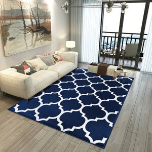SUPREME BEDDING LTD (AVA NAVY, 160cm x 230cm (5ft 2" x 7ft 5")- Area Rug/Carpet) Non Slip Area Rugs SUPREME BEDDING LTD (AVA NAVY, 160cm x 230cm (5ft 2" x 7ft 5")- Area Rug/Carpet) Non Slip Area Rugs
