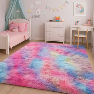 Imperial Rooms (200cm x 290cm (6ft 7" x 9ft 6"), Rainbow Shaggy Rugs) Fluffy Rug Non-Slip Shagg Imperial Rooms (200cm x 290cm (6ft 7" x 9ft 6"), Rainbow Shaggy Rugs) Fluffy Rug Non-Slip Shagg