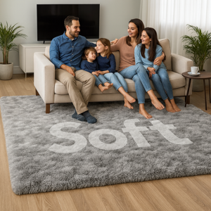 Imperial Rooms (160x230 cm- Area Carpet/Rug) Living Room Rugs Fluffy Shaggy Soft Grey Carpet UK Imperial Rooms (160x230 cm- Area Carpet/Rug) Living Room Rugs Fluffy Shaggy Soft Grey Carpet UK