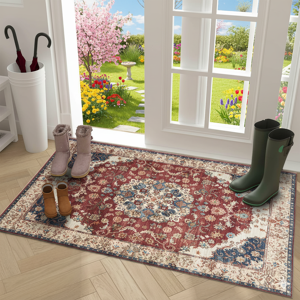 SUPREME BEDDING LTD (VIVA, 40cm x 60cm ( 1 ft 4" x 2 ft)- Small Door Mat) Non Slip Area Rugs Printed SUPREME BEDDING LTD (VIVA, 40cm x 60cm ( 1 ft 4" x 2 ft)- Small Door Mat) Non Slip Area Rugs Printed